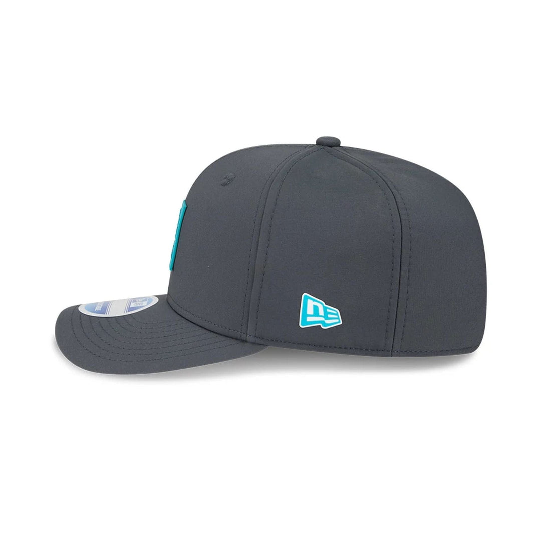 Miami Dolphins NFL Sideline 2025 Charcoal 9SEVENTY Stretch Snap Adjustable Cap - baseball sapka
