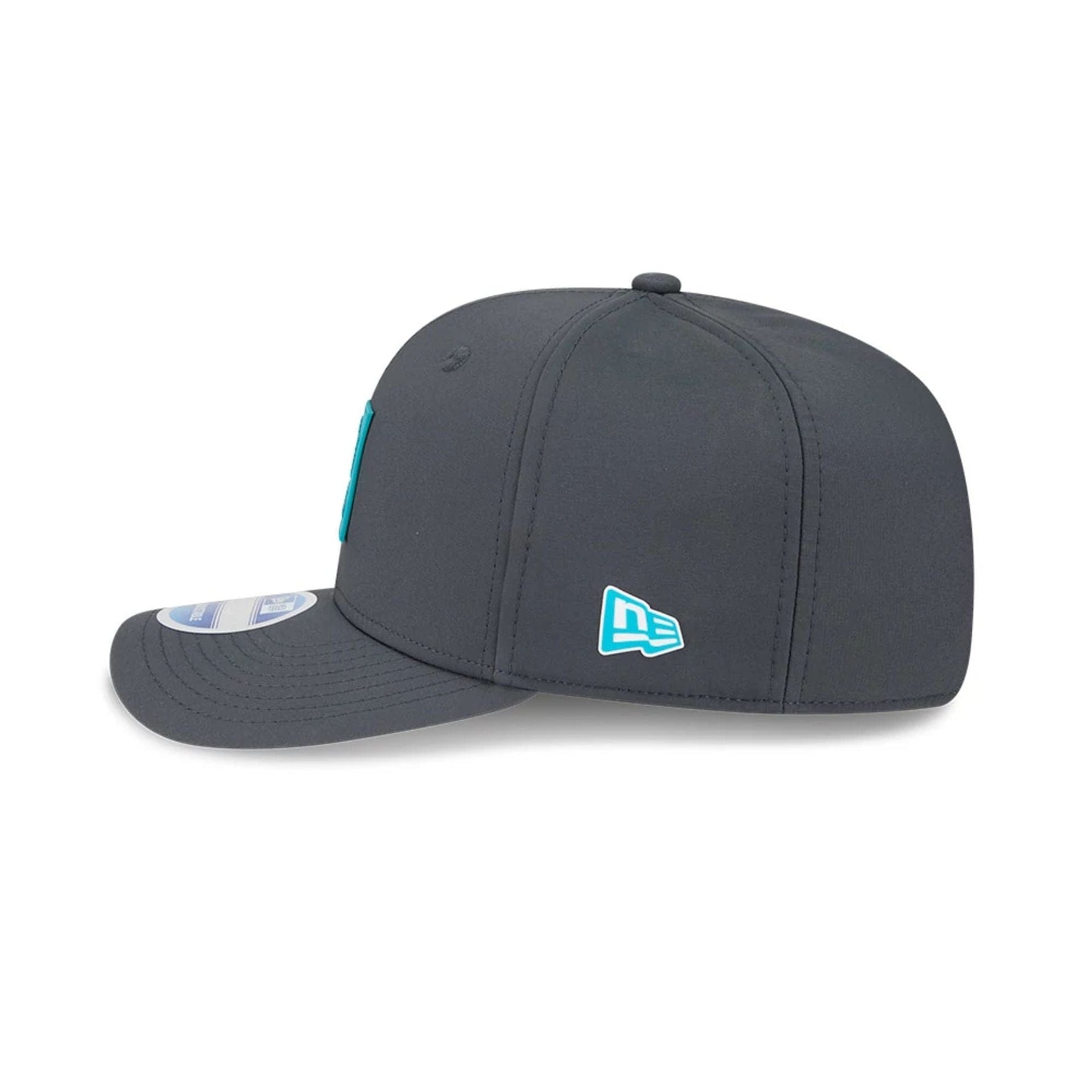 Miami Dolphins NFL Sideline 2025 Charcoal 9SEVENTY Stretch Snap Adjustable Cap - baseball sapka