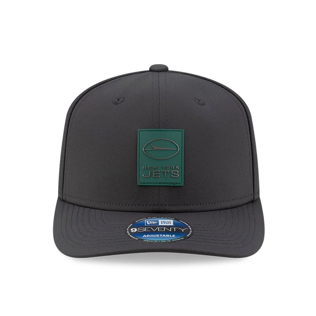 New York Jets NFL Sideline 2025 Charcoal 9SEVENTY Stretch Snap Adjustable Cap - baseball sapka