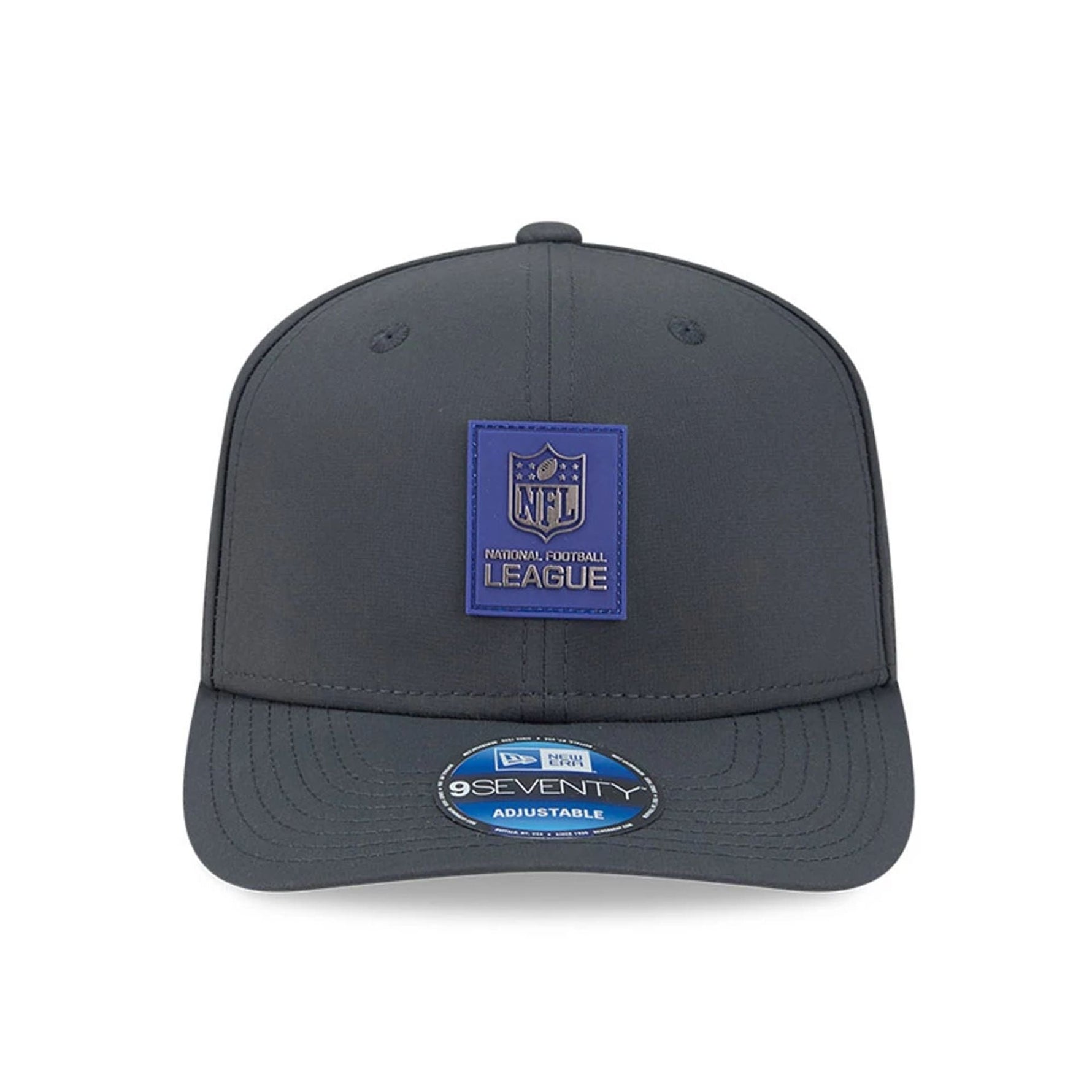 Official Logo NFL Sideline 2025 Charcoal 9SEVENTY Stretch Snap Adjustable Cap - baseball sapka