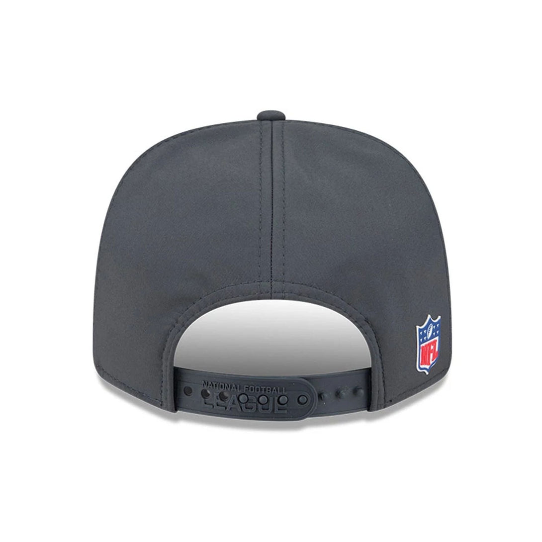 Official Logo NFL Sideline 2025 Charcoal 9SEVENTY Stretch Snap Adjustable Cap - baseball sapka