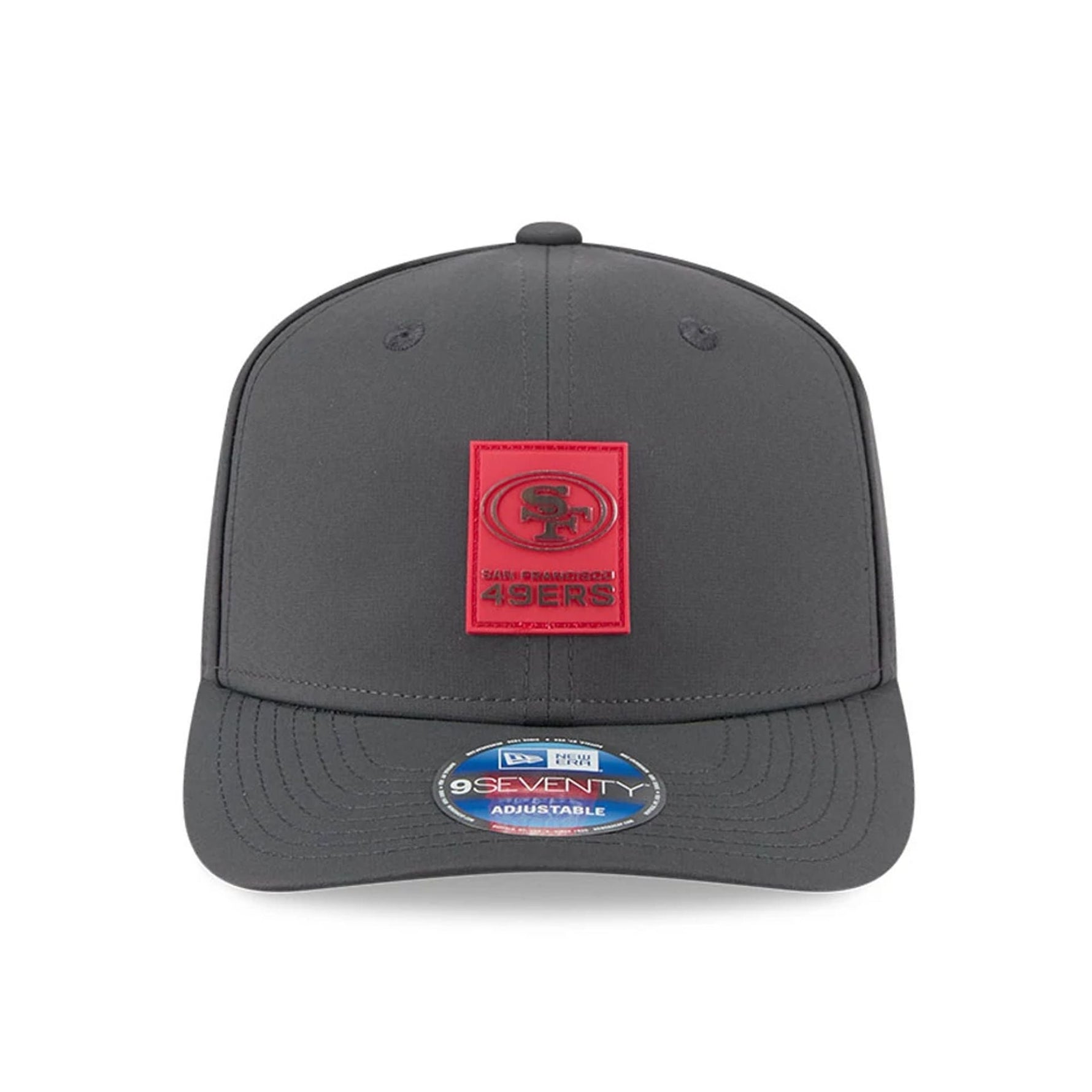 San Francisco 49ers NFL Sideline 2025 Charcoal 9SEVENTY Stretch Snap Adjustable Cap - baseball sapka