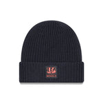 Cincinnati Bengals NFL Sideline 2025 Charcoal Cuff Knit Beanie Hat - kötött sapka