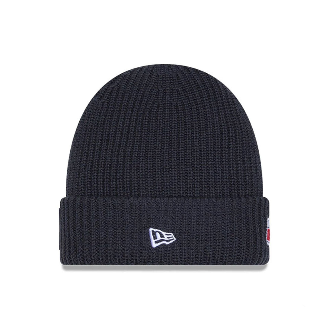 New England Patriots NFL Sideline 2025 Charcoal Cuff Knit Beanie Hat - kötött sapka
