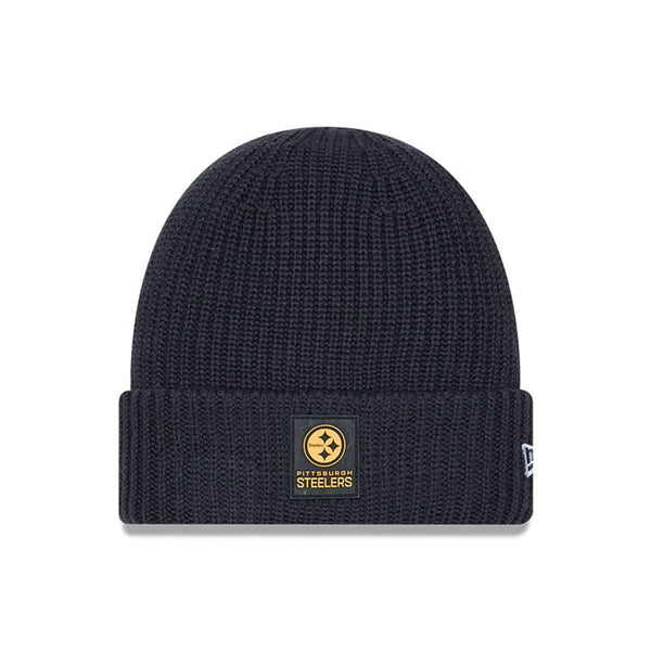 Pittsburgh Steelers NFL Sideline 2025 Charcoal Cuff Knit Beanie Hat - kötött sapka