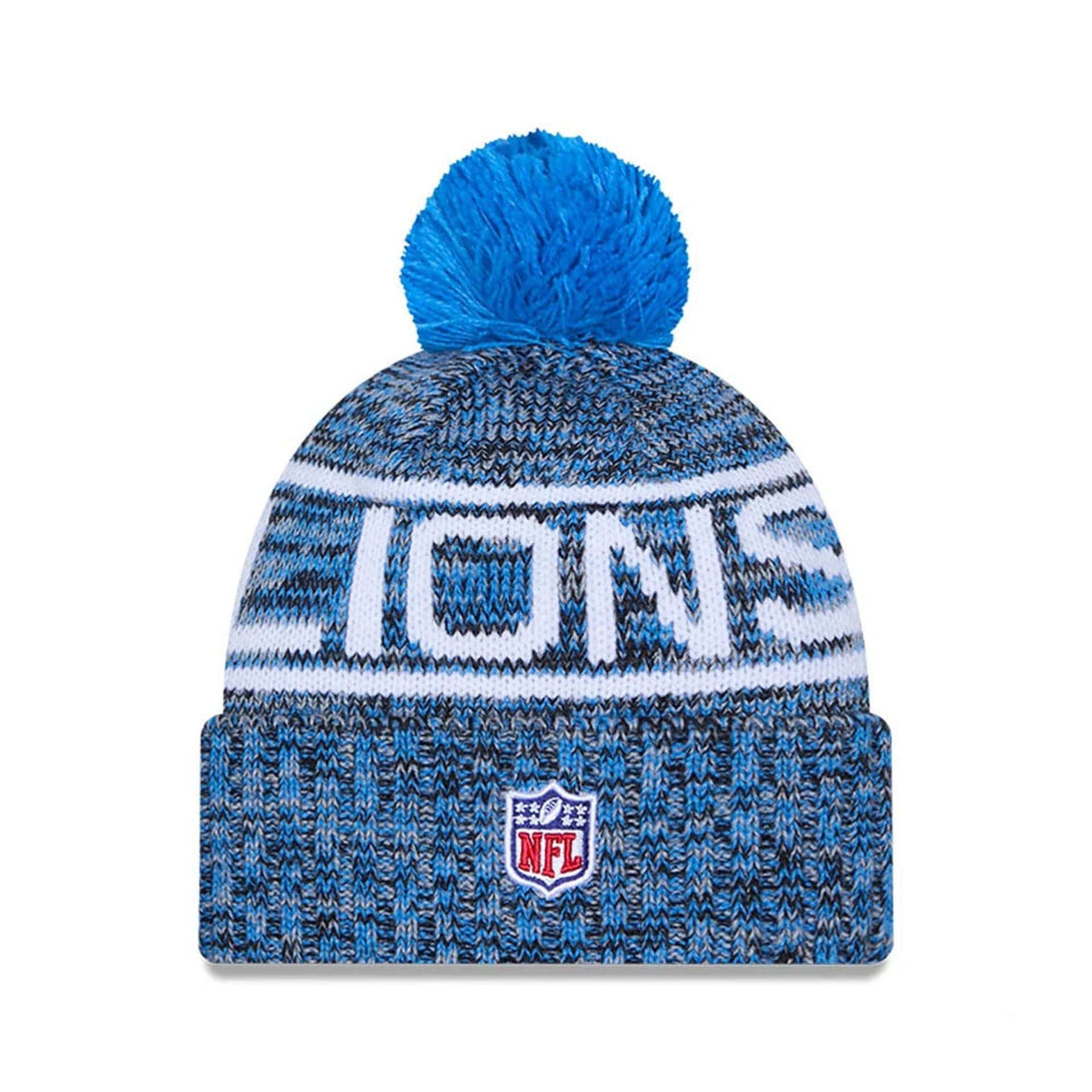 Detroit Lions NFL Sideline 2025 Blue Sport Knit Beanie Hat - kötött sapka