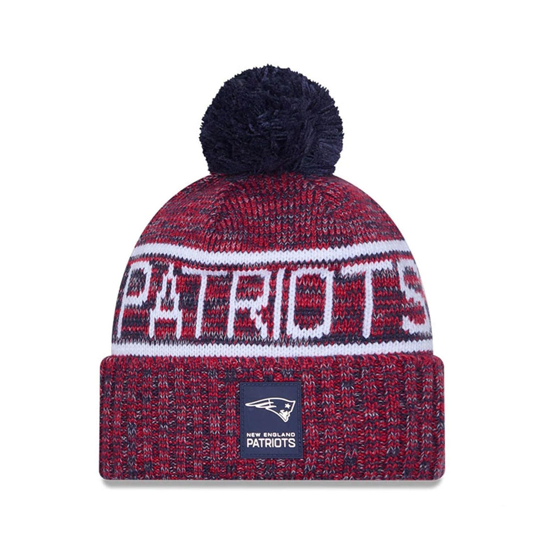 New England Patriots NFL Sideline 2025 Dark Blue Sport Knit Beanie Hat - kötött sapka