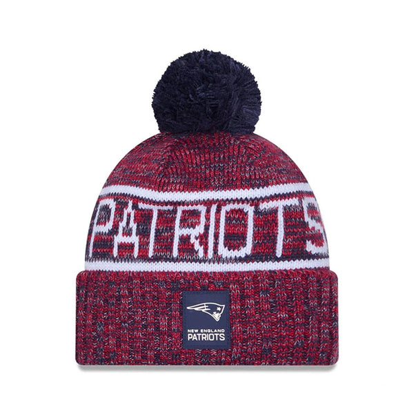 New England Patriots NFL Sideline 2025 Dark Blue Sport Knit Beanie Hat - kötött sapka