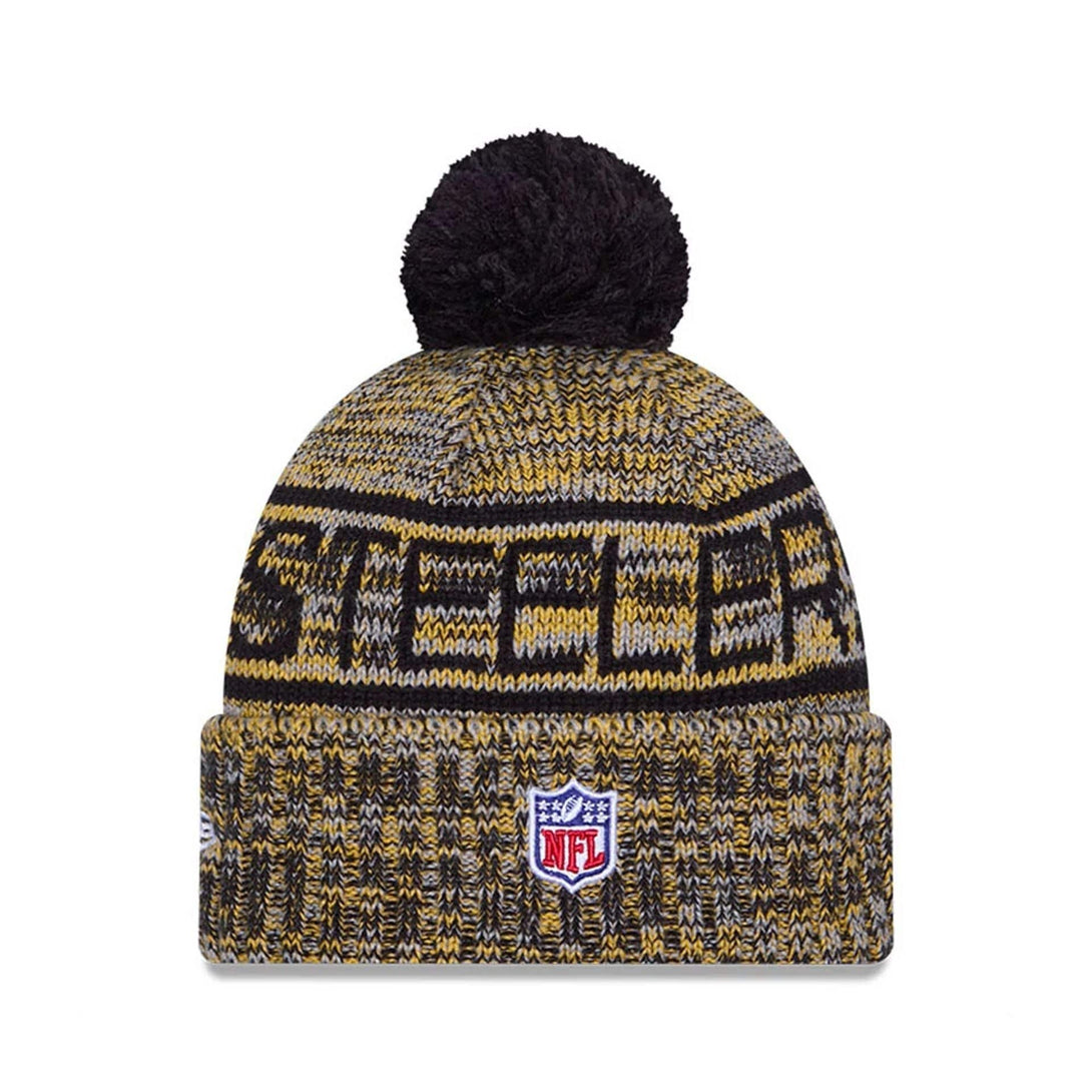 Pittsburgh Steelers NFL Sideline 2025 Black Sport Knit Beanie Hat - kötött sapka