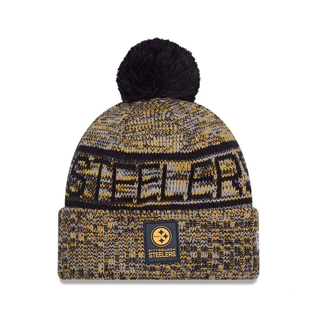 Pittsburgh Steelers NFL Sideline 2025 Black Sport Knit Beanie Hat - kötött sapka