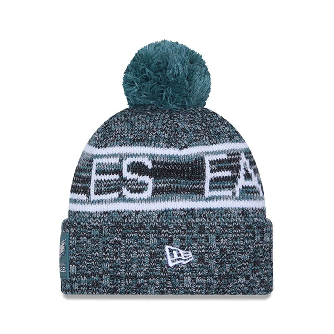 Philadelphia Eagles NFL Sideline 2025 Dark Green Sport Knit Beanie Hat - kötött sapka