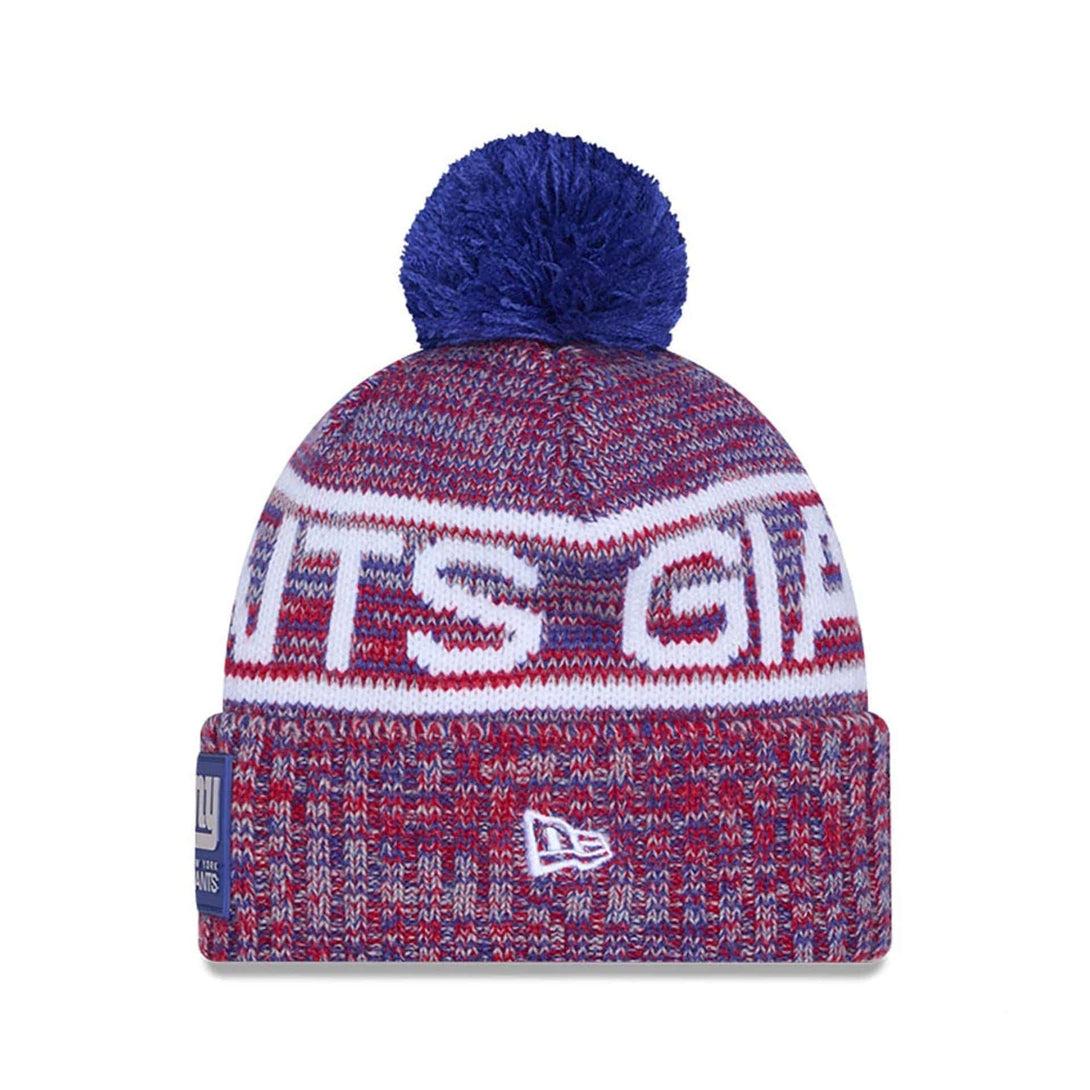 New York Giants NFL Sideline 2025 Blue Sport Knit Beanie Hat - kötött sapka