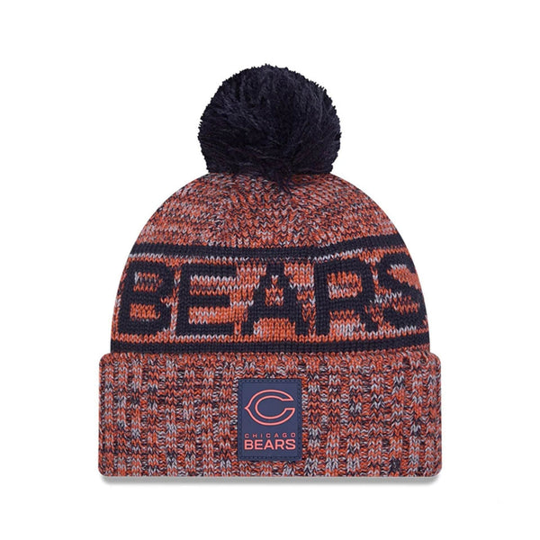 Chicago Bears C NFL Sideline Navy Sport Knit Beanie Hat- kötött sapka