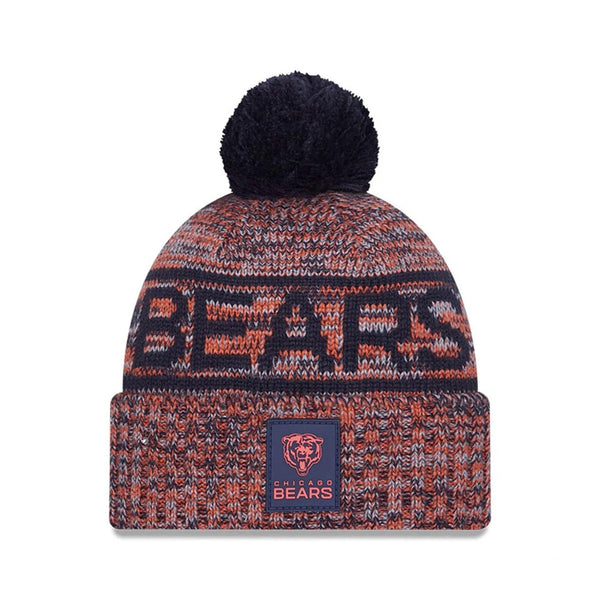 Chicago Bears NFL Sideline 2025 Navy Sport Knit Beanie Hat - kötött sapka
