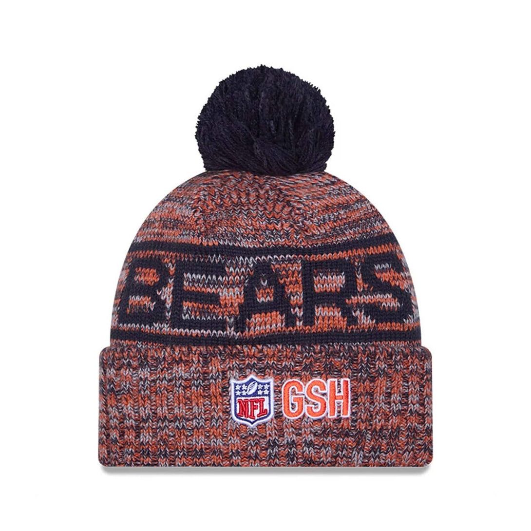 Chicago Bears NFL Sideline 2025 Navy Sport Knit Beanie Hat - kötött sapka