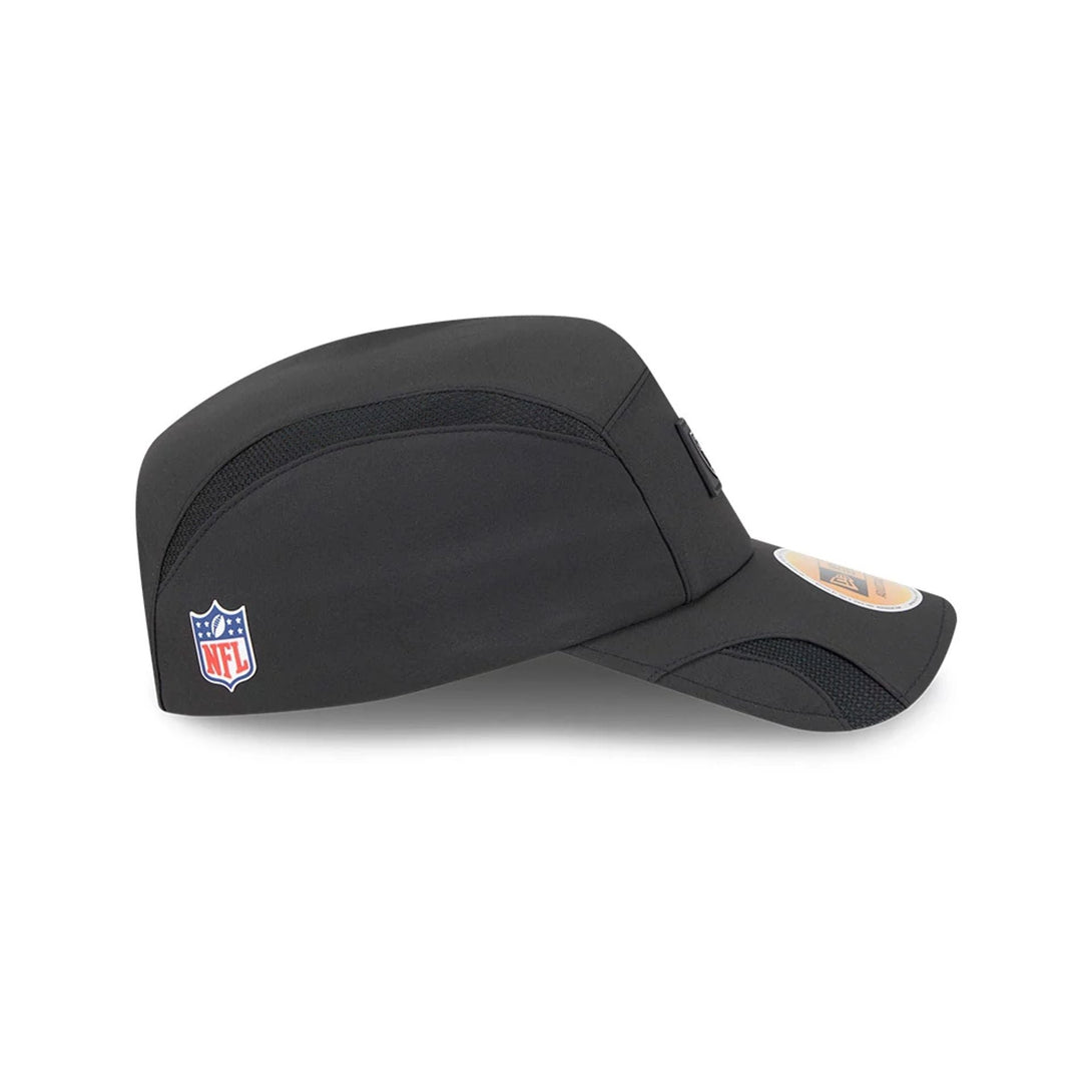 Las Vegas Raiders NFL Sideline 2025 Black Runner Adjustable Cap - baseball sapka