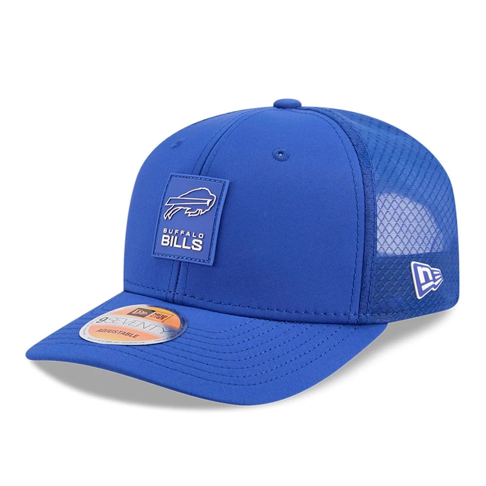 Buffalo Bills NFL Sideline 2025 Blue 9SEVENTY Trucker Stretch Snap Adjustable Cap - baseball sapka