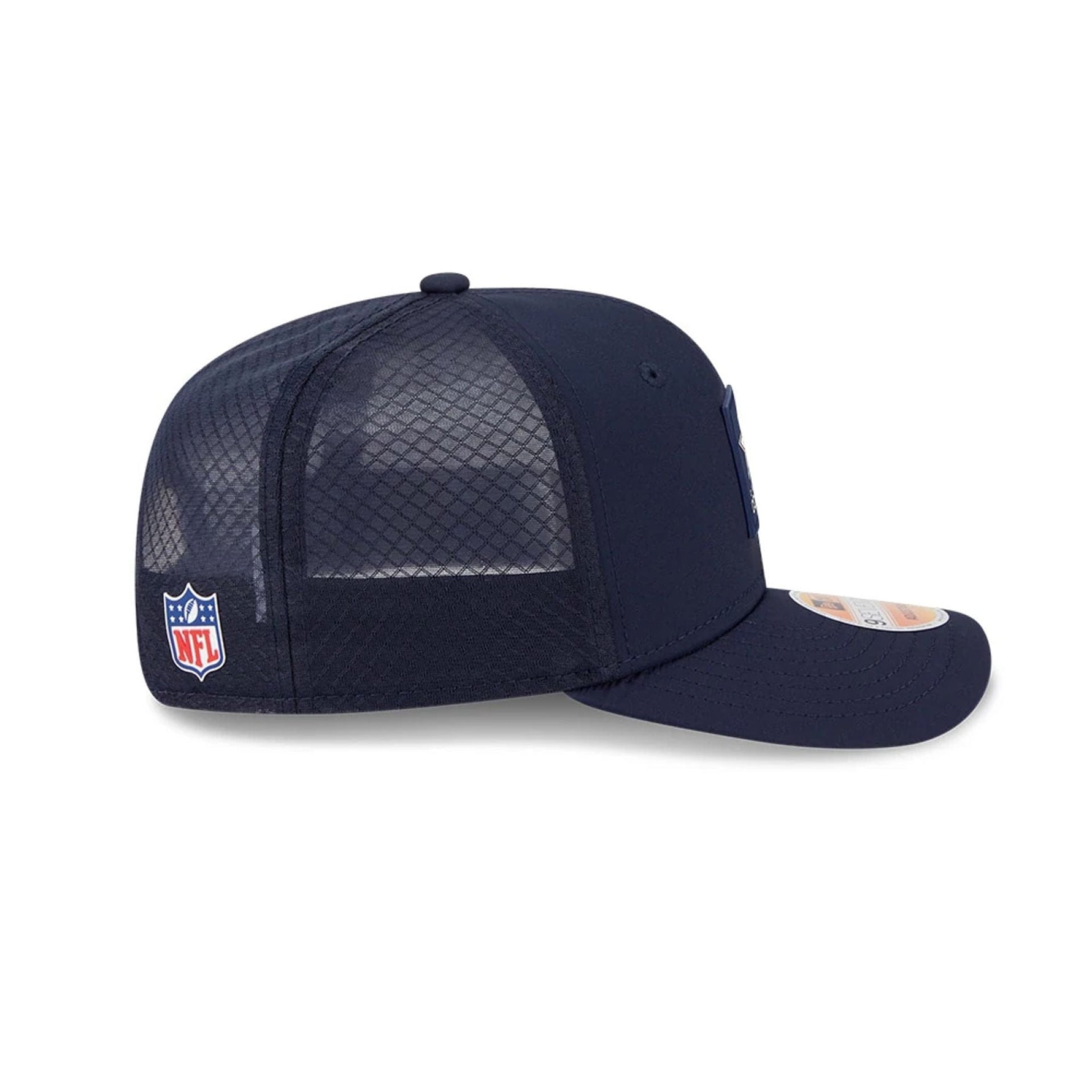 Dallas Cowboys NFL Sideline 2025 Dark Blue 9SEVENTY Trucker Stretch Snap Adjustable Cap - baseball sapka
