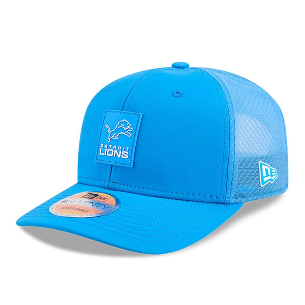 Detroit Lions NFL Sideline 2025 Blue 9SEVENTY Trucker Stretch Snap Adjustable Cap - baseball sapka