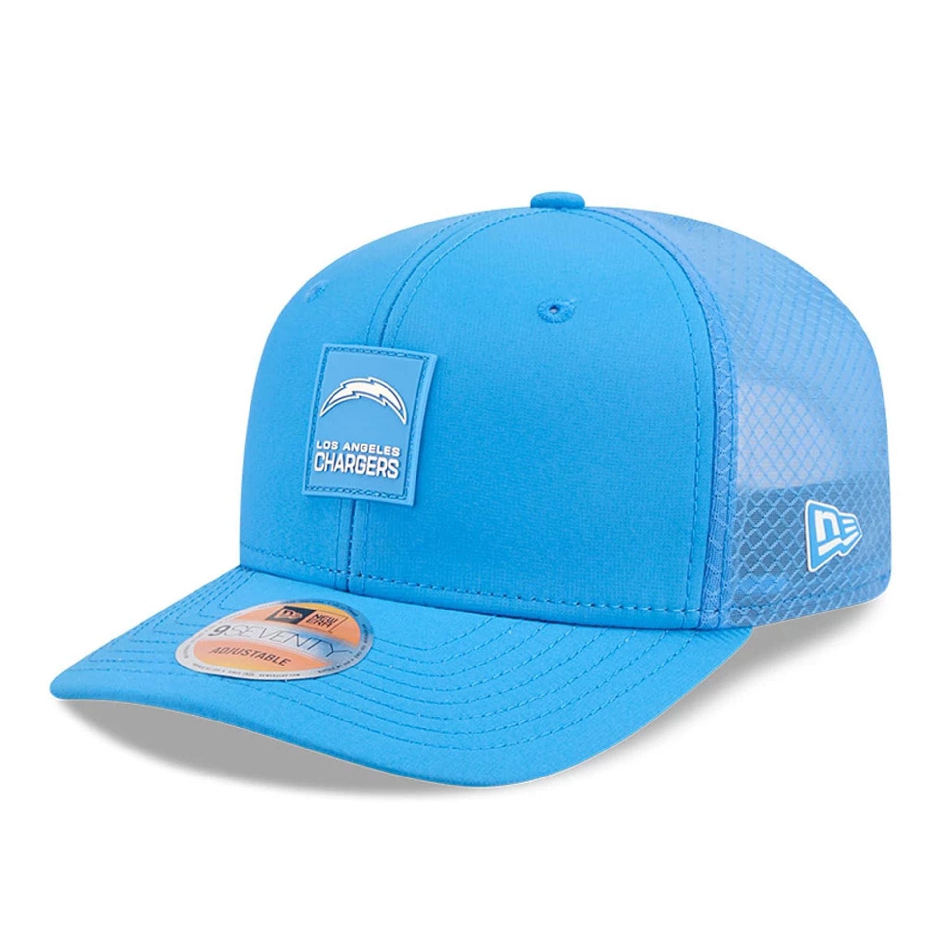 LA Chargers NFL Sideline 2025 Blue 9SEVENTY Trucker Stretch Snap Adjustable Cap - baseball sapka