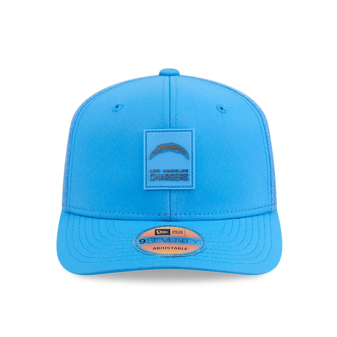 LA Chargers NFL Sideline 2025 Blue 9SEVENTY Trucker Stretch Snap Adjustable Cap - baseball sapka