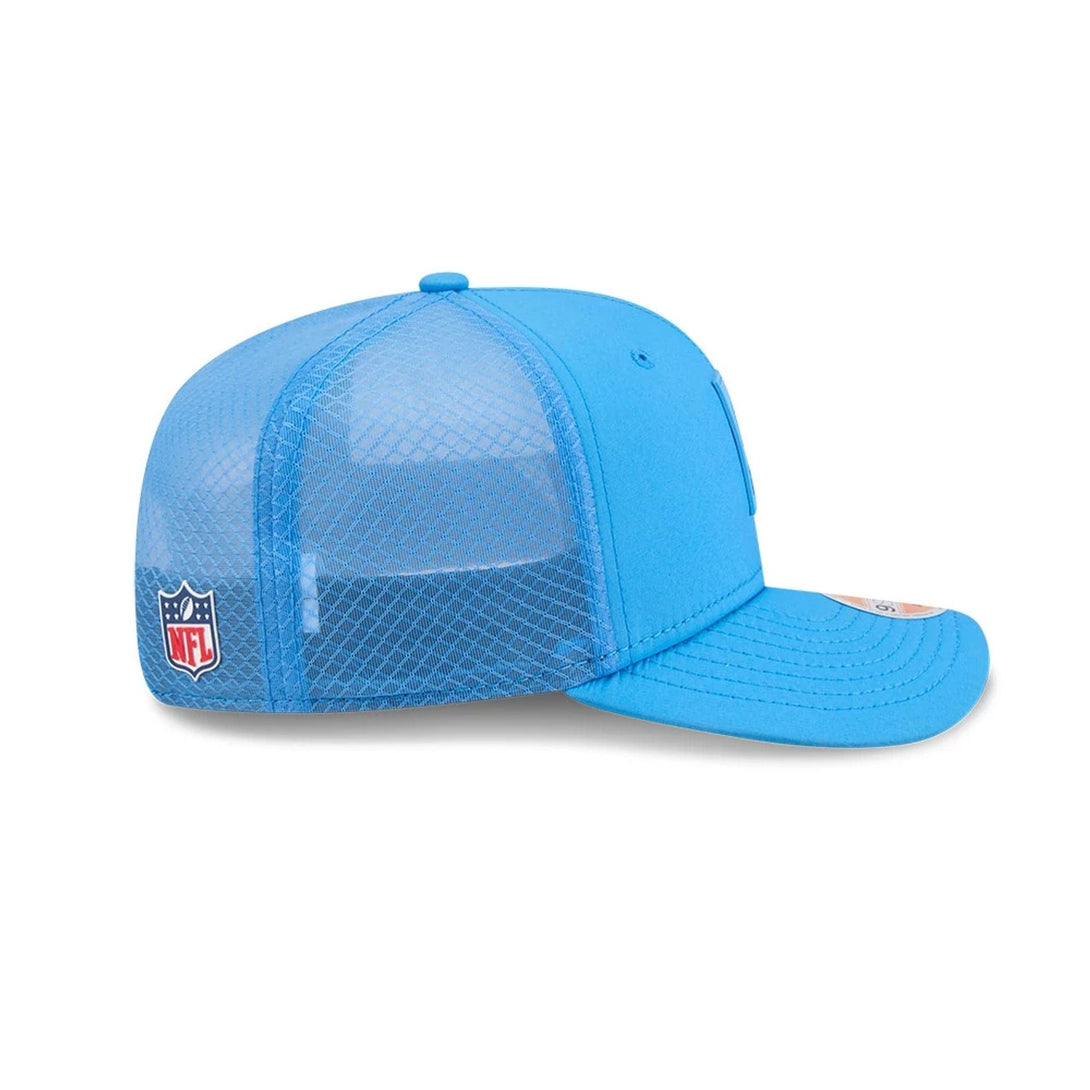 LA Chargers NFL Sideline 2025 Blue 9SEVENTY Trucker Stretch Snap Adjustable Cap - baseball sapka