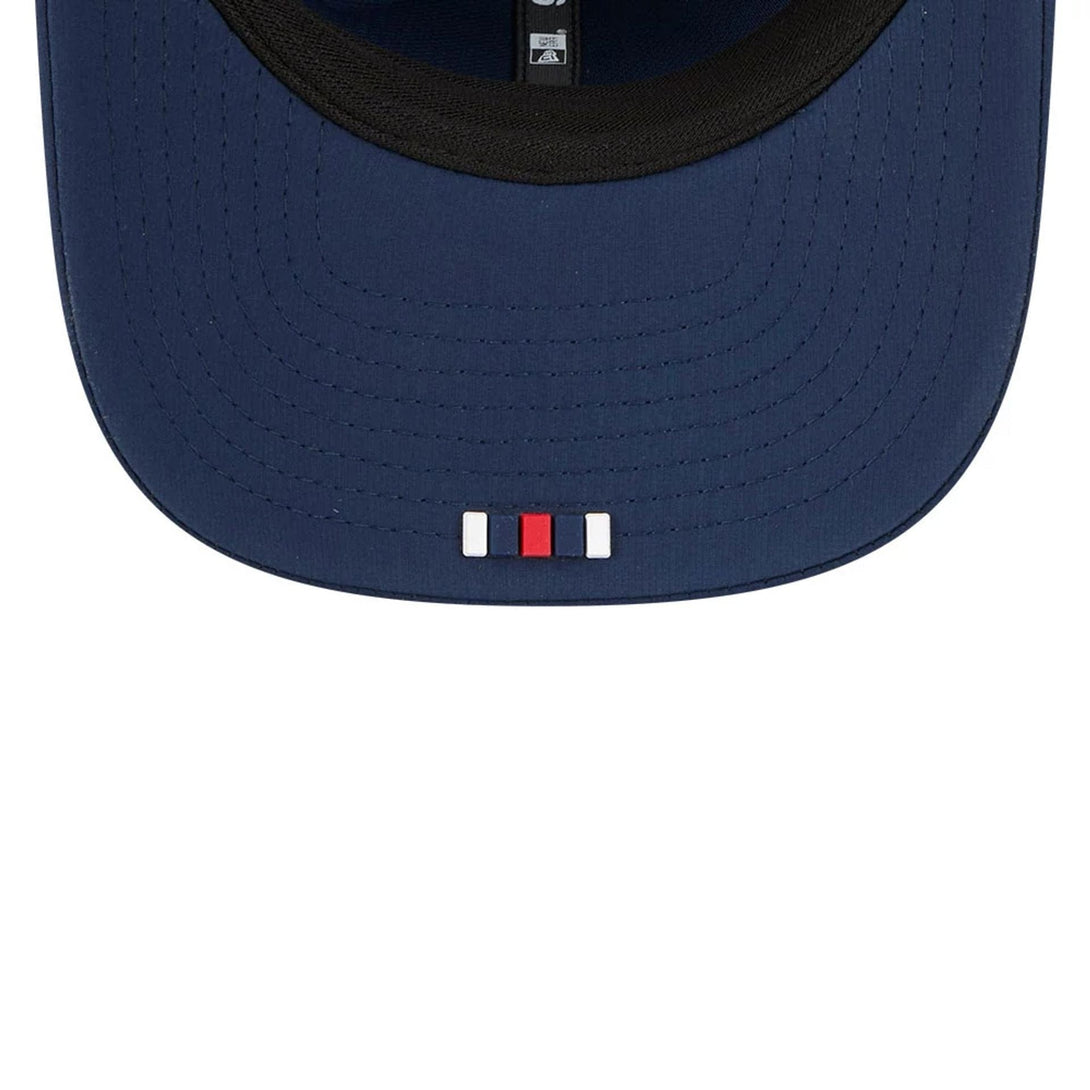 New England Patriots NFL Sideline 2025 Dark Blue 9SEVENTY Trucker Stretch Snap Adjustable Cap - baseball sapka