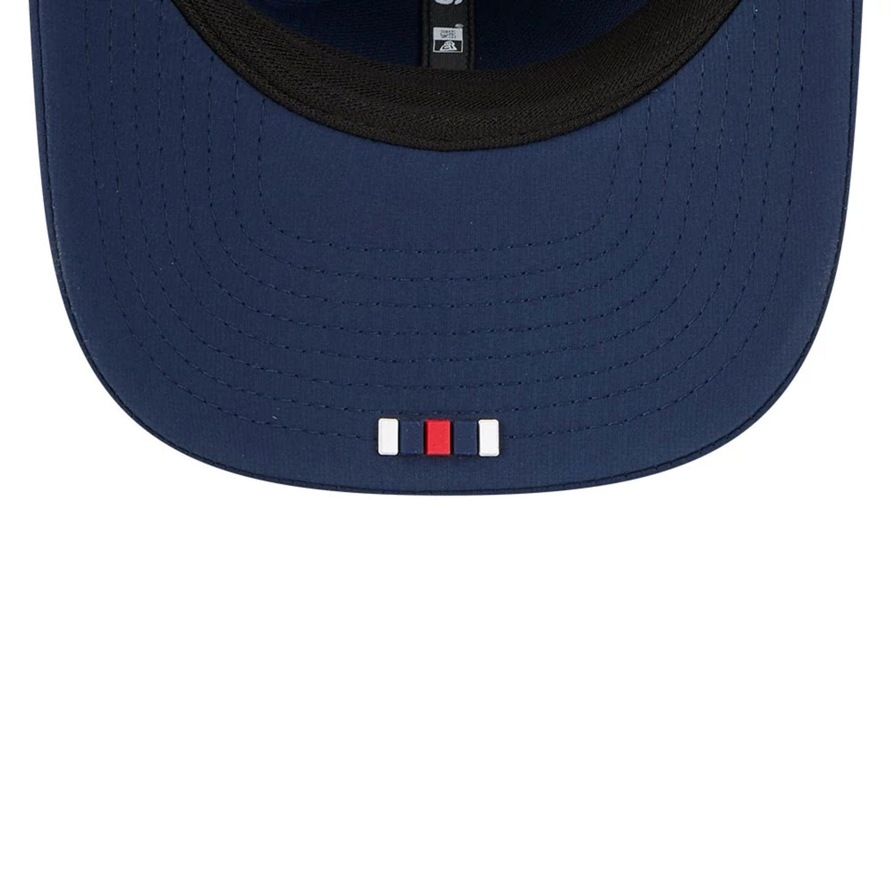 New England Patriots NFL Sideline 2025 Dark Blue 9SEVENTY Trucker Stretch Snap Adjustable Cap - baseball sapka