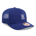 NFL Official Logo NFL Sideline 2025 Blue 9SEVENTY Trucker Stretch Snap Adjustable Cap - baseball sapka
