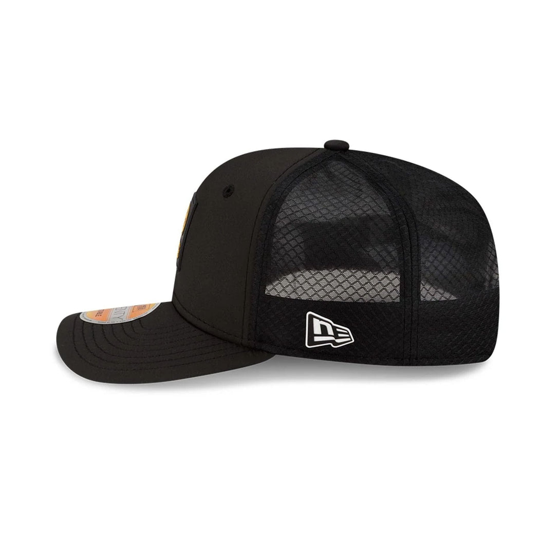Pittsburgh Steelers NFL Sideline 2025 Black 9SEVENTY Trucker Stretch Snap Adjustable Cap - baseball sapka