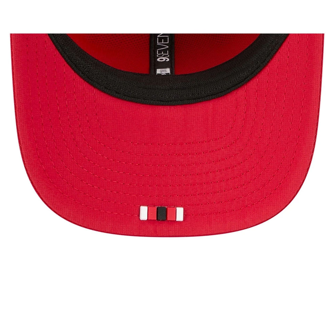 San Francisco 49ers NFL Sideline 2025 Red 9SEVENTY Trucker Stretch Snap Adjustable Cap - baseball sapka