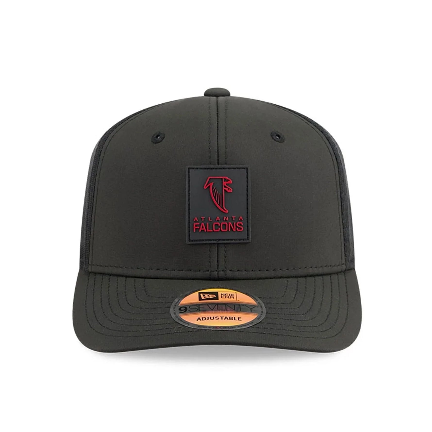 Atlanta Falcons NFL Sideline 2025 Black 9SEVENTY Trucker Stretch Snap - baseball sapka