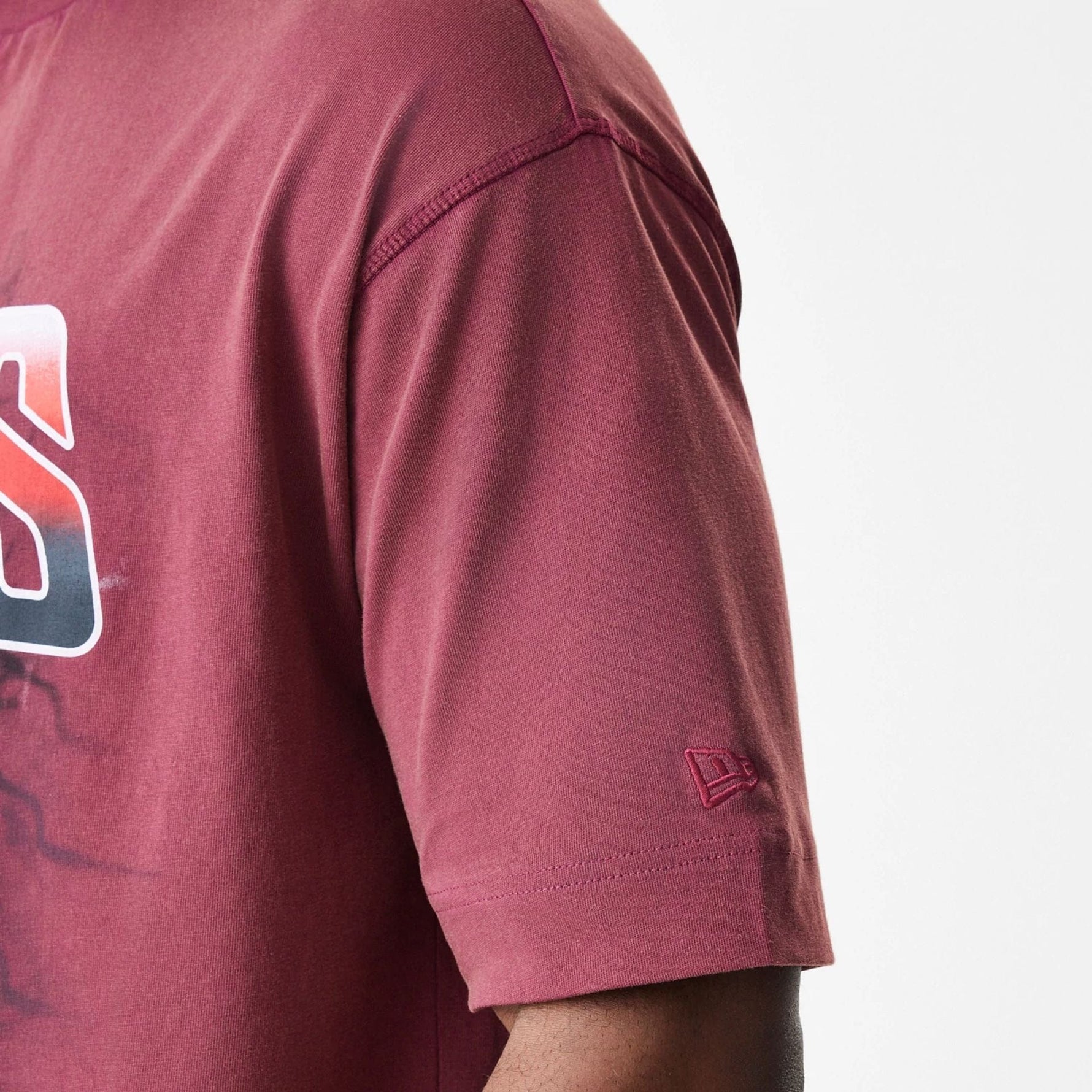 New Era San Francisco 49ers NFL Washed Boxy Dark Red Oversized póló