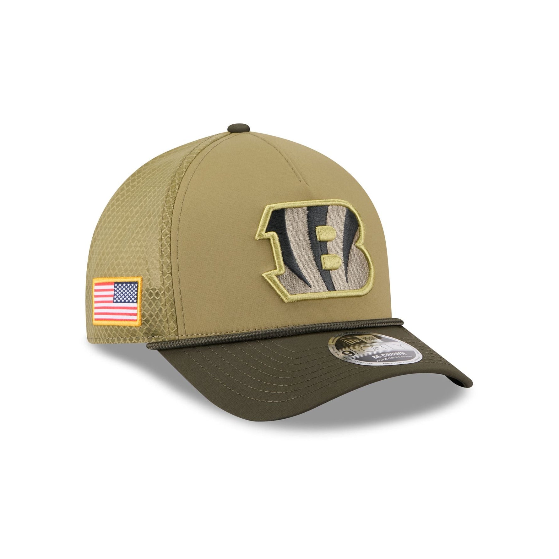 Cincinnati Bengals 2025 Salute to Service 9FORTY M-Crown A-Frame Trucker Hat - baseball sapka