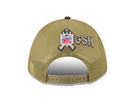 New York Jets 2025 Salute to Service 9FORTY M-Crown A-Frame Trucker - baseball sapka
