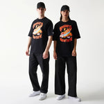New Era Hotdog Food Graphic Black Oversized Póló
