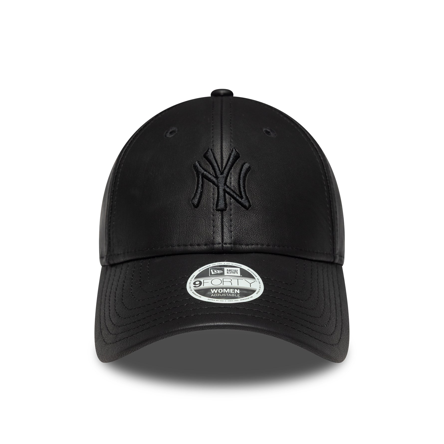 New Era New York Yankees Womens MLB PU Black 9FORTY műbőr baseball sapka, női