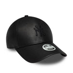 New Era New York Yankees Womens MLB PU Black 9FORTY műbőr baseball sapka, női