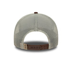 New Era Patch Brown 9Forty A-Frame Trucker sapka