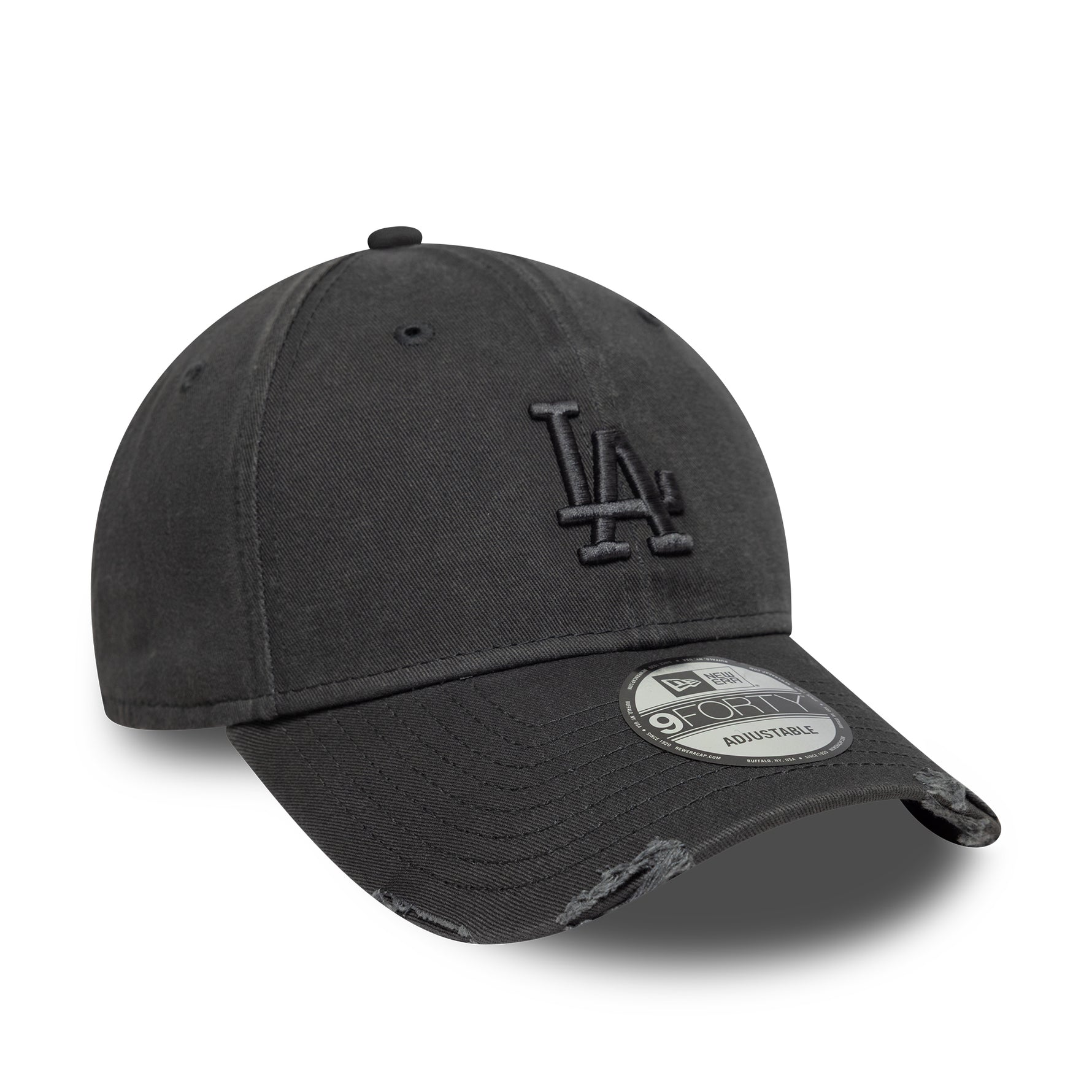 New Era LA Dodgers MLB Washed Distressed Charcoal 9FORTY baseball sapka