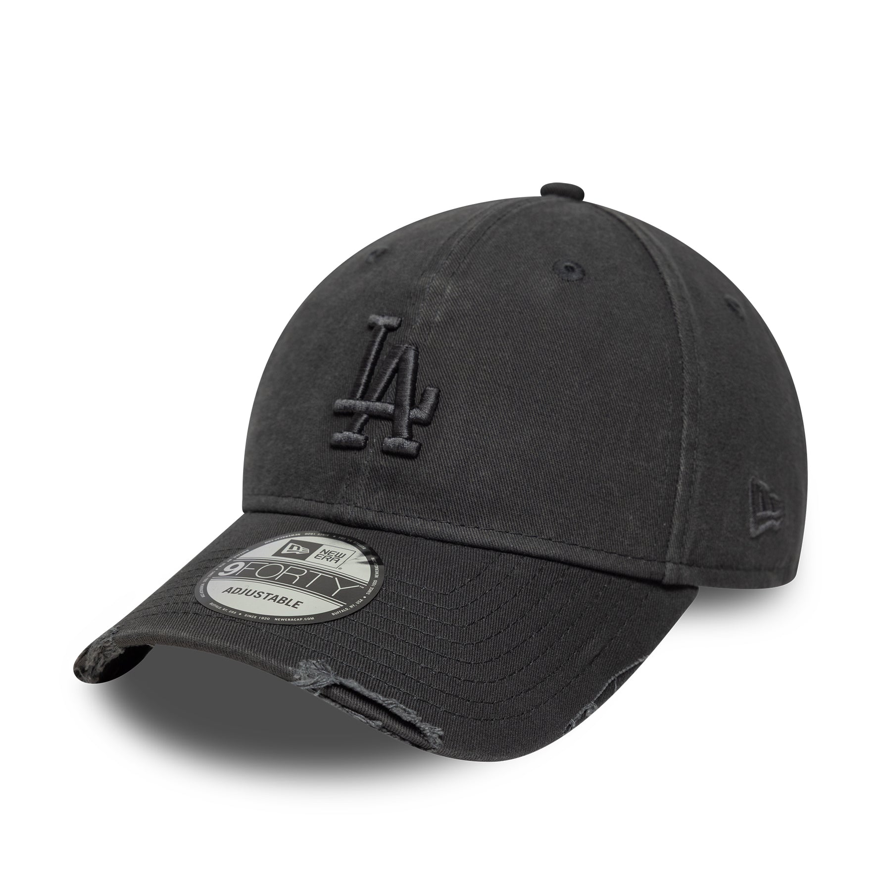 New Era LA Dodgers MLB Washed Distressed Charcoal 9FORTY baseball sapka