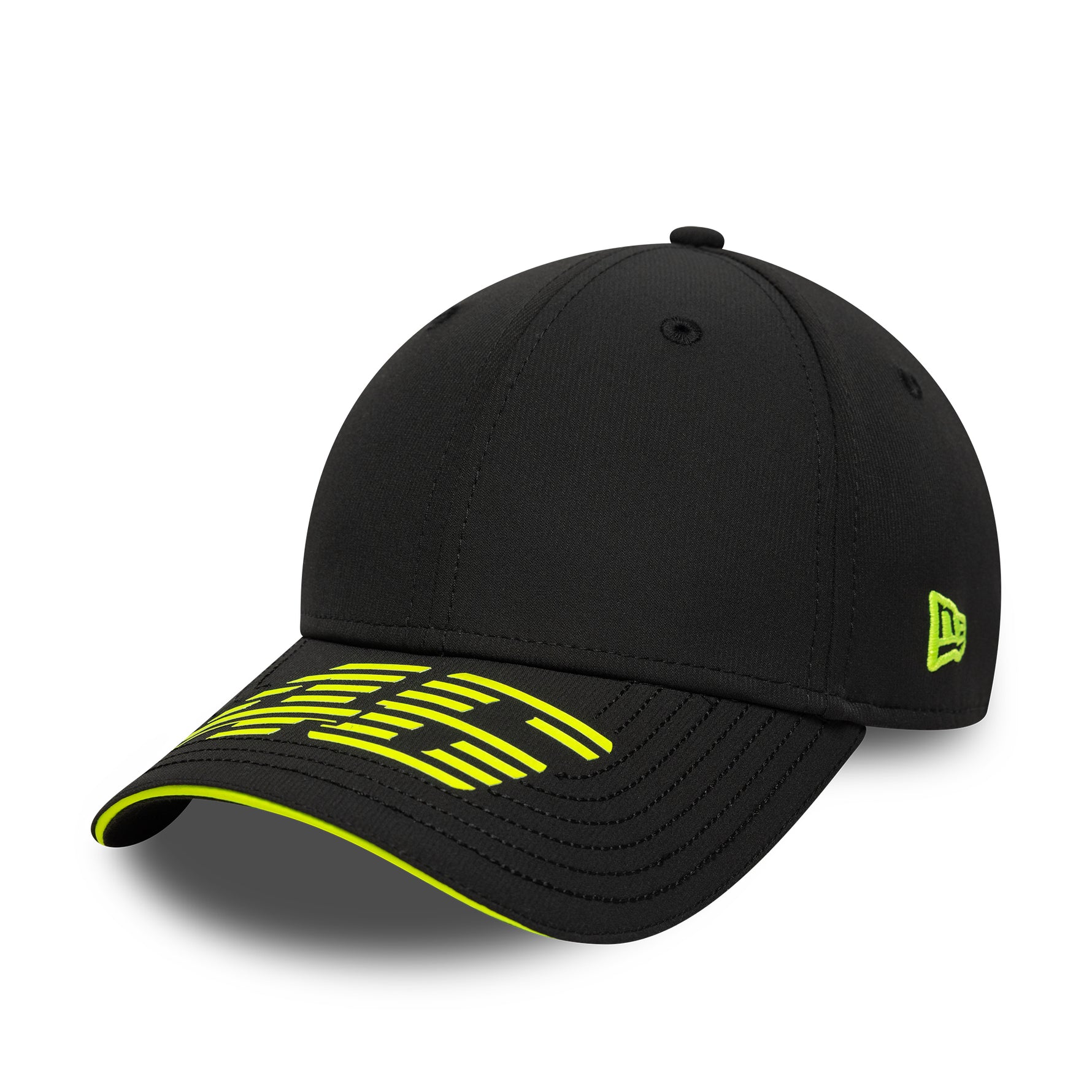 New Era VR46 Recycled Stripe Black 9FORTY baseball sapka