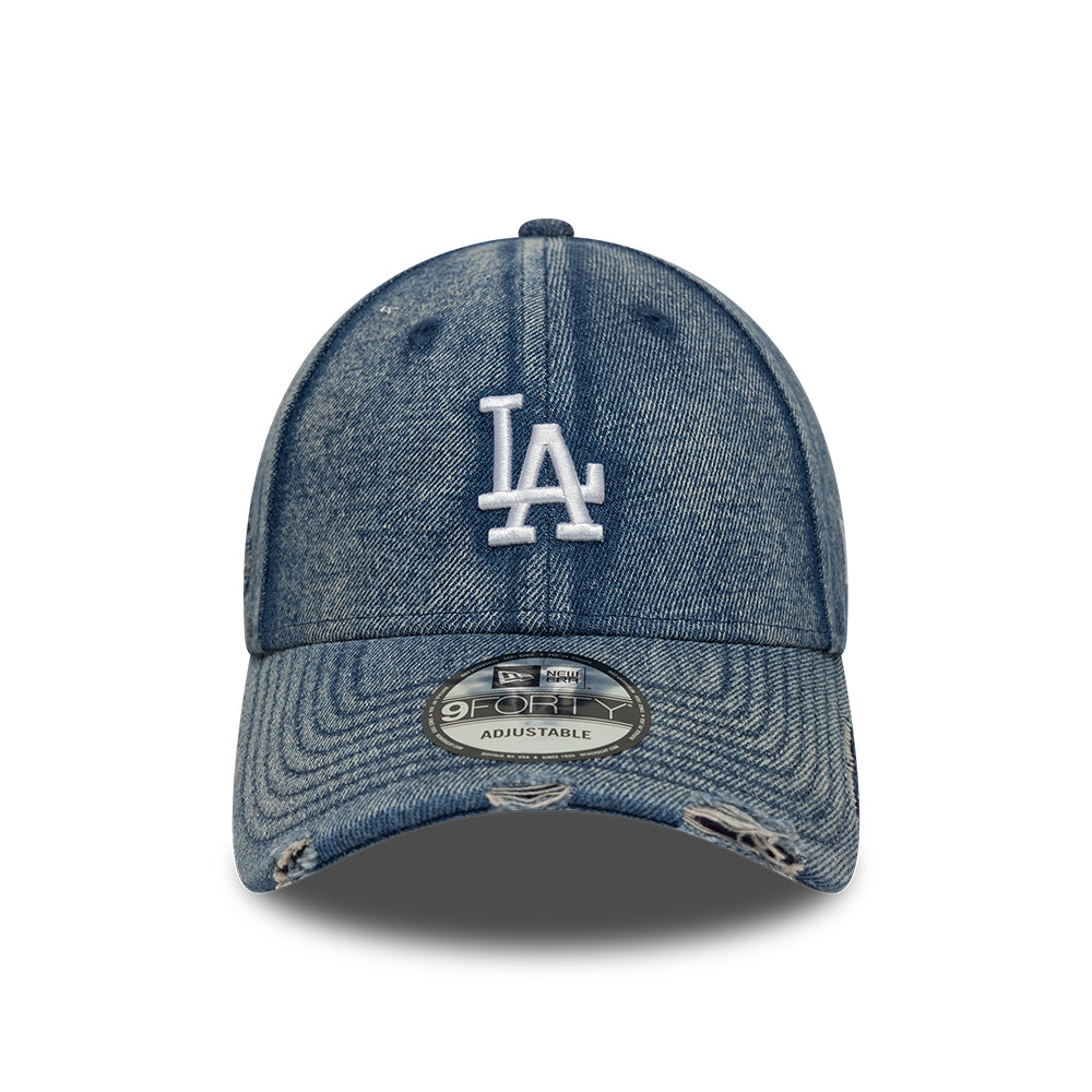 New Era Los Angeles Dodgers MLB Acid Wash Denim 9FORTY baseball sapka