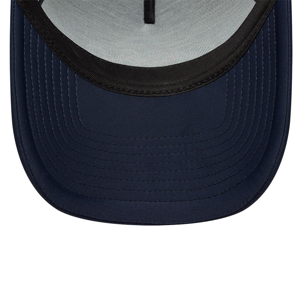 New Era Oval Foam Patch Navy Trucker sapka