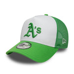 New Era Athletics MLB League Essential Open Green 9FORTY A-Frame Trucker sapka