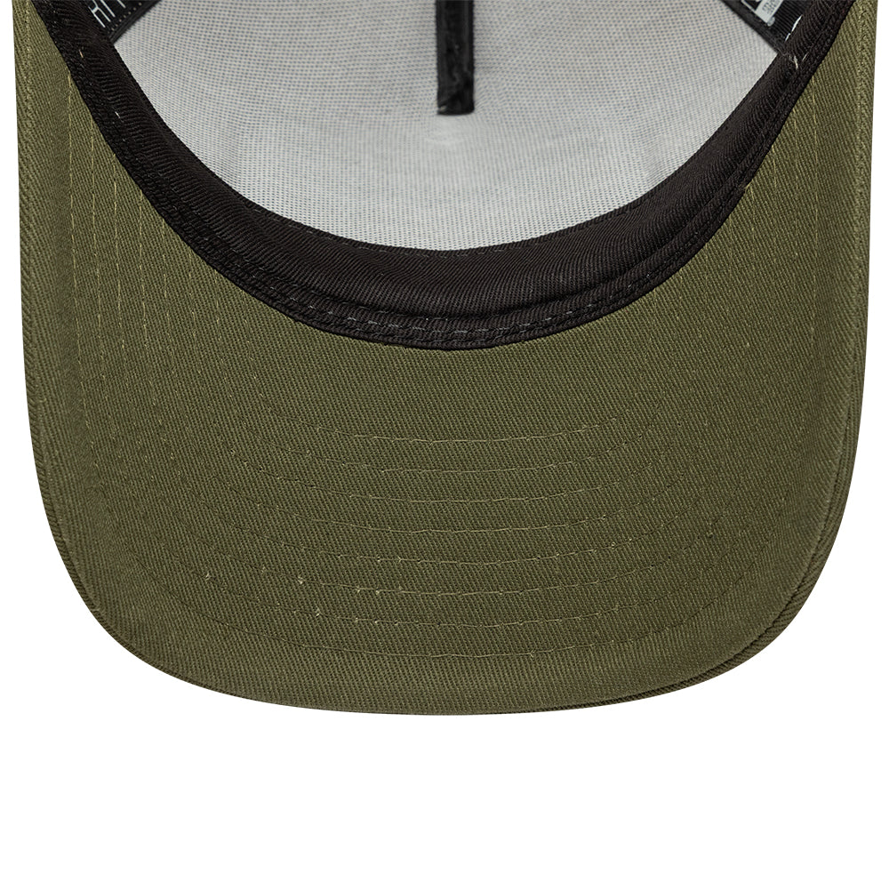 New Era Dark Green 9FORTY M-Crown A-Frame Trucker sapka