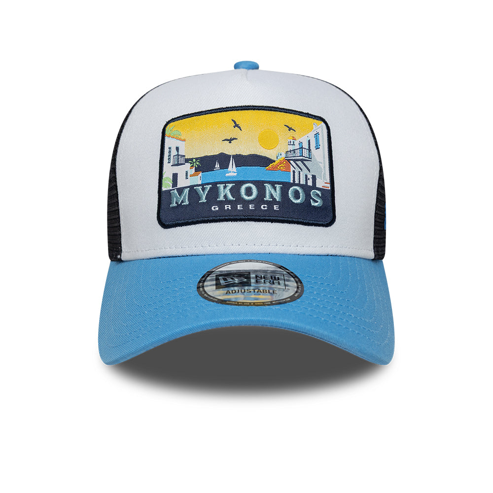 New Era Location Patch Mykonos Trucker sapka