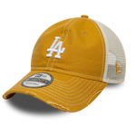New Era LA Dodgers MLB Cotton Canvas Beige 9TWENTY Trucker sapka