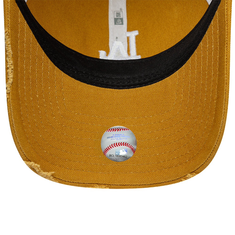 New Era LA Dodgers MLB Cotton Canvas Beige 9TWENTY Trucker sapka
