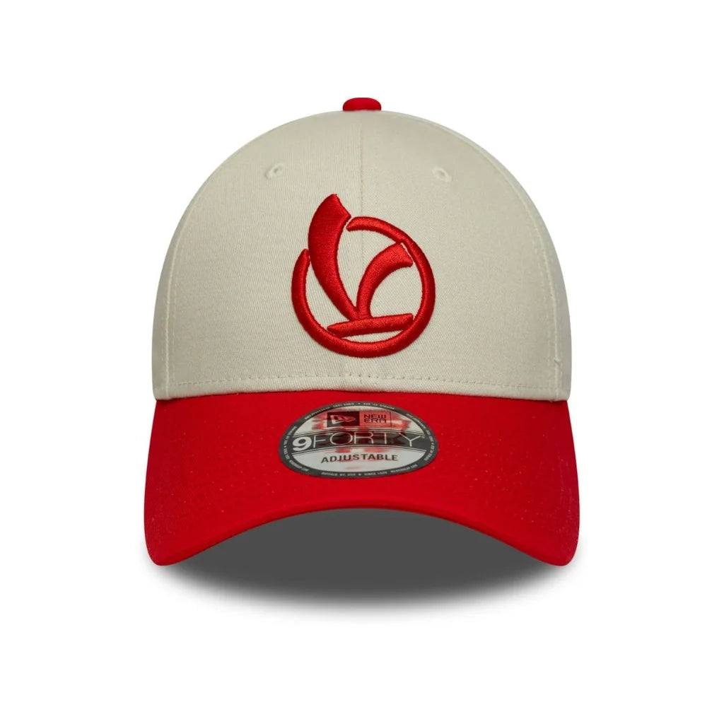 New Era Vespa Contrast Visor Cream Scarlet 9FORTY Baseball sapka